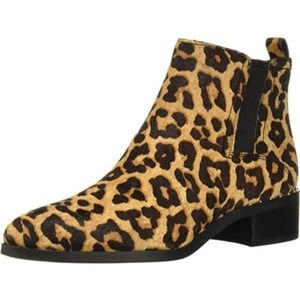 Franco Sarto Women's Domingo Booties Leopard Print Sz. 9.5M